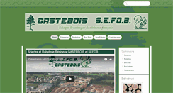 Desktop Screenshot of gastebois.fr
